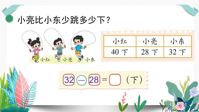 北师大数学一下课件第6课时 跳绳(1)第6页