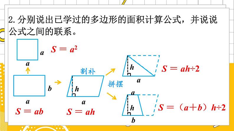 六数下(BS)总复习 专题二 图形与几何 (二) 图形与测量 PPT课件04