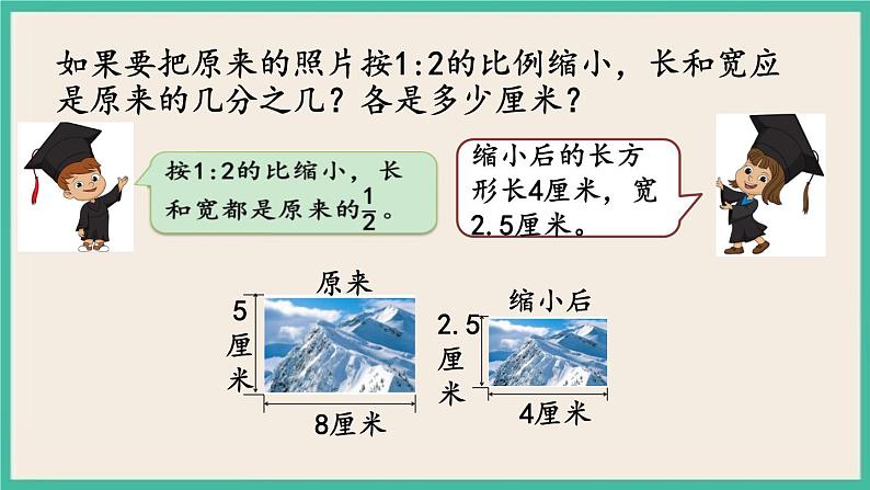 4.1 图形的扩大和缩小 课件+练习 苏教版六下数学06