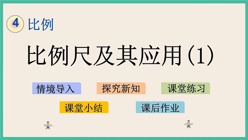 4.7 比例尺及其应用(1) 课件+练习 苏教版六下数学01