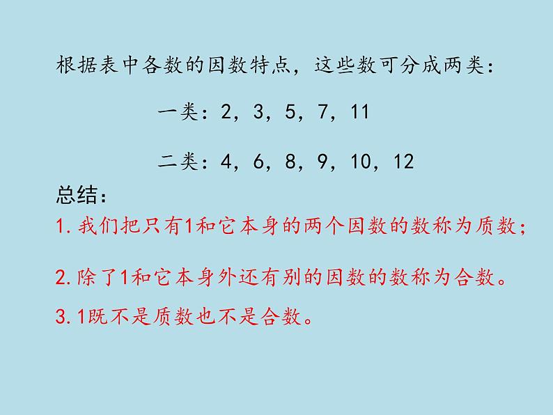五年级数学北师大版上册 3.5 找质数 课件第6页