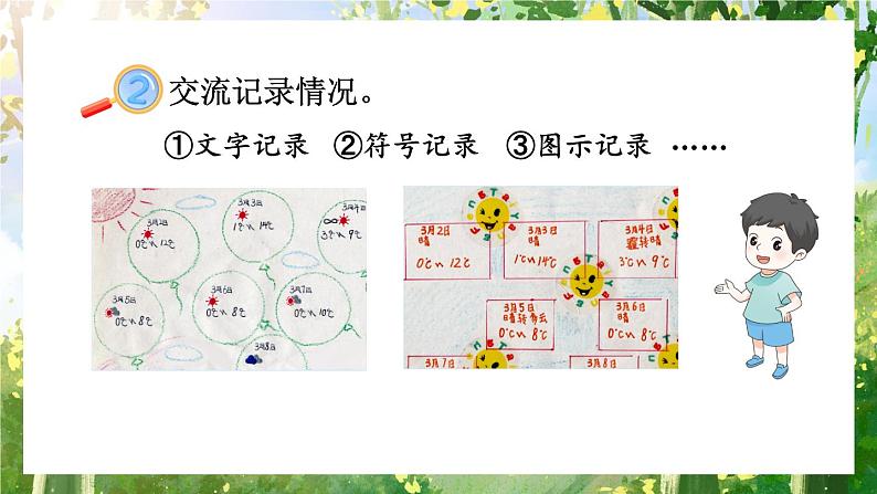 冀教版六下数学 《记录天气》 综合与实践 记录天气 PPT课件05