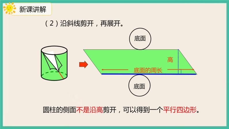 3.1.2《圆柱的展开图》课件+习题（含答案）08