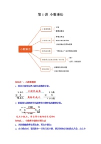 【期末专项】人教版数学五年级上册-第1讲 小数乘法 讲义（知识梳理+典例分析+举一反三+巩固提升）