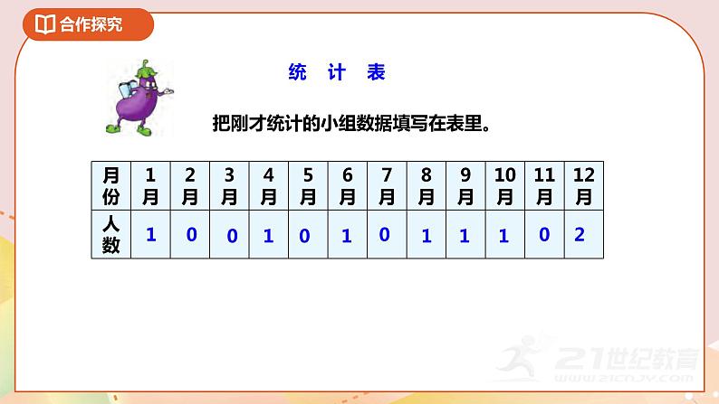 9.1《数据的收集和整理(二)单式统计表》课件+教案+导学案08