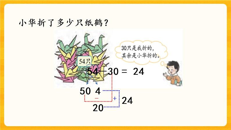 4.6《 整十数减整十数、一位数》课件第5页