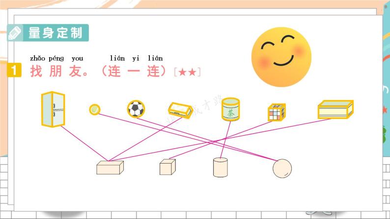 新人教版数学一年级上册 4 认识图形（一） 期末复习PPT课件04