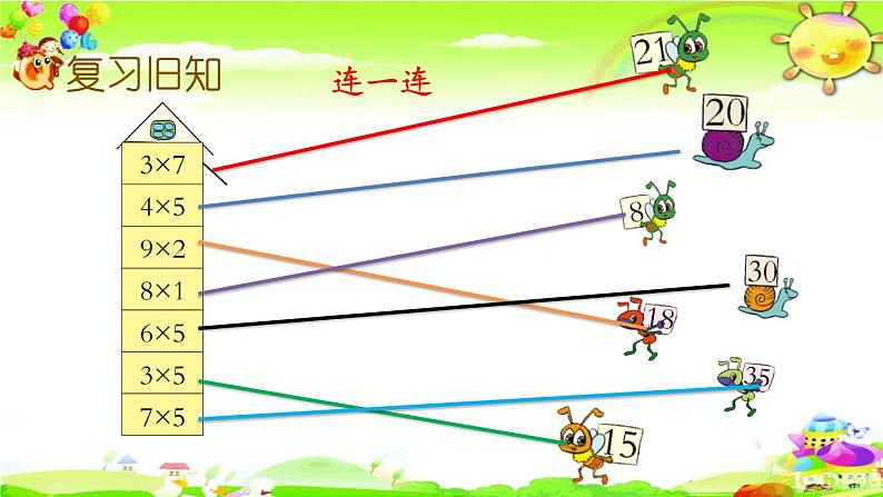 西师大版数学二年级上册《第一单元 练习七》课件第2页