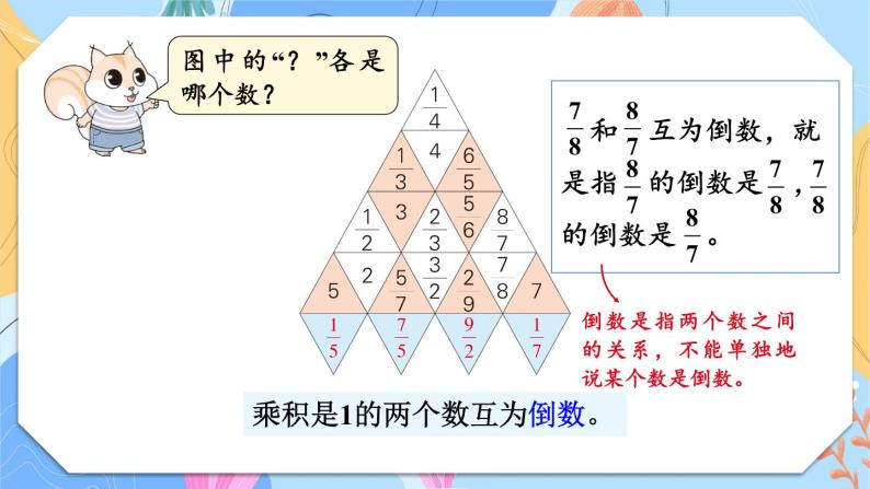 冀教版五下数学四、《分数乘法》3.倒数  课件06