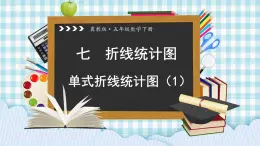 冀教版五下数学七、《折线统计图》1.单式折线统计图（1） 课件