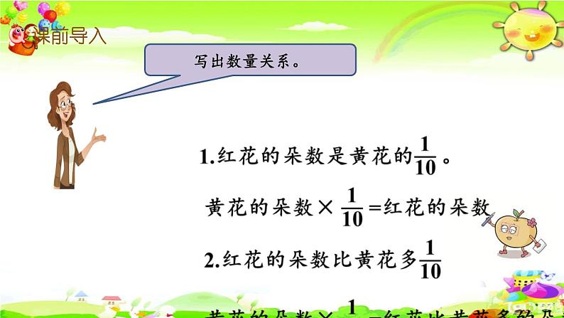 新苏教版数学六年级上册《稍复杂的分数乘法实际问题(2)》课件第2页