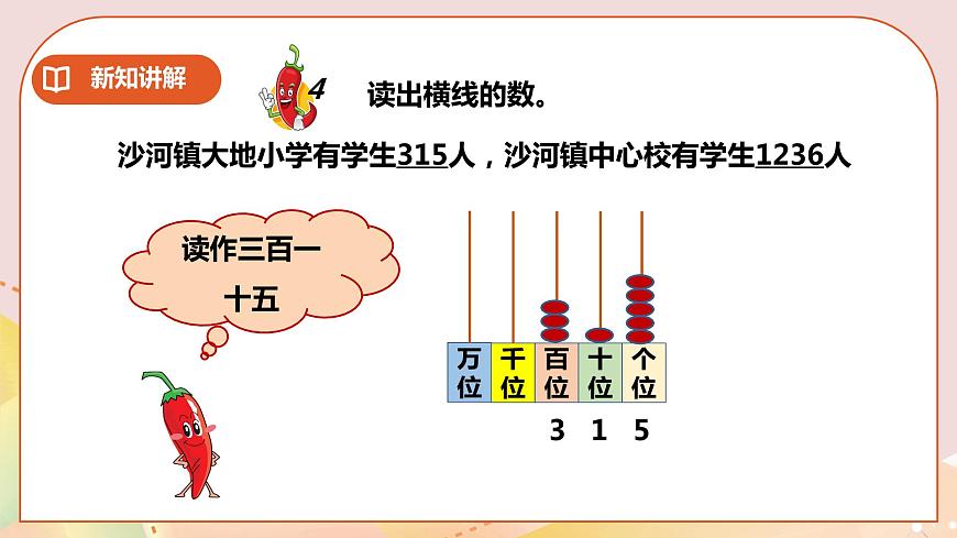 二下第一單元第四課時讀數(shù)第4頁