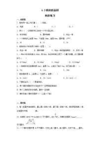 小学数学人教版五年级上册梯形的面积一课一练