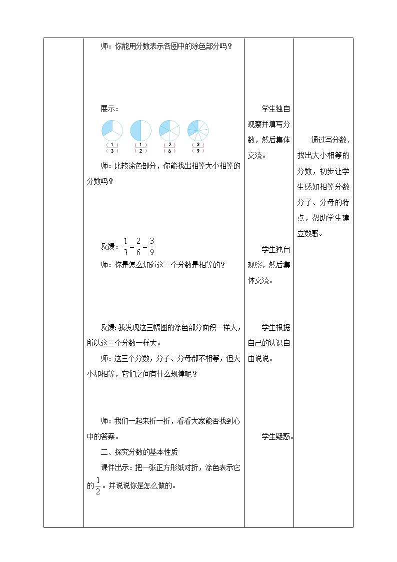 《分數(shù)的基本性質(zhì)》教學設(shè)計第2頁
