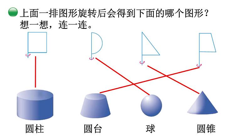 北师大版六年级数学下册课件 第一单元第1课时 面的旋转第4页