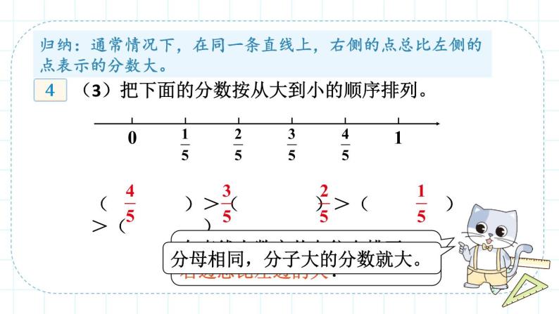 【冀教版】四下数学 《五 分数的意义和性质》1.分数的意义  课件06