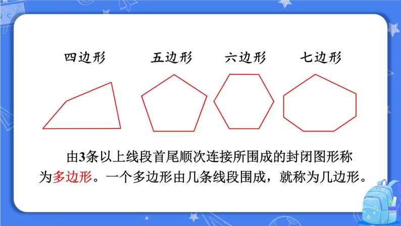 【冀教版】四下数学 《九 探索乐园》第1课时 探索多边形中隐含的规律  课件03