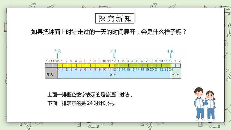 人教版小学数学三年级下册 6.3 24小时计时法 课件+教案+练习06