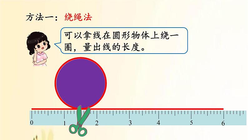 人教版数学六年级上册 第2课时 圆的周长(1) 课件第4页