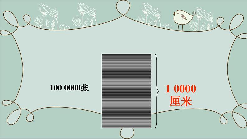 苏教版数学四年级下册 综合与实践 一亿有多大 课件第8页
