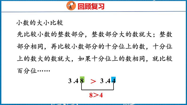4.9 整理和复习(课件)人教版数学四年级下册第6页
