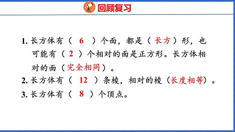 新版人教版五年级数学下册 3.2 正方体(课件)第3页