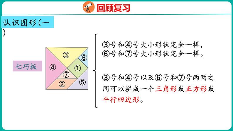 8.3 认识图形与分类整理(课件)人教版数学一年级下册08