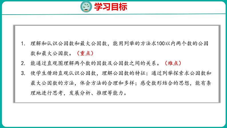 3.6 公因数与最大公因数(课件)五年级下册数学苏教版02
