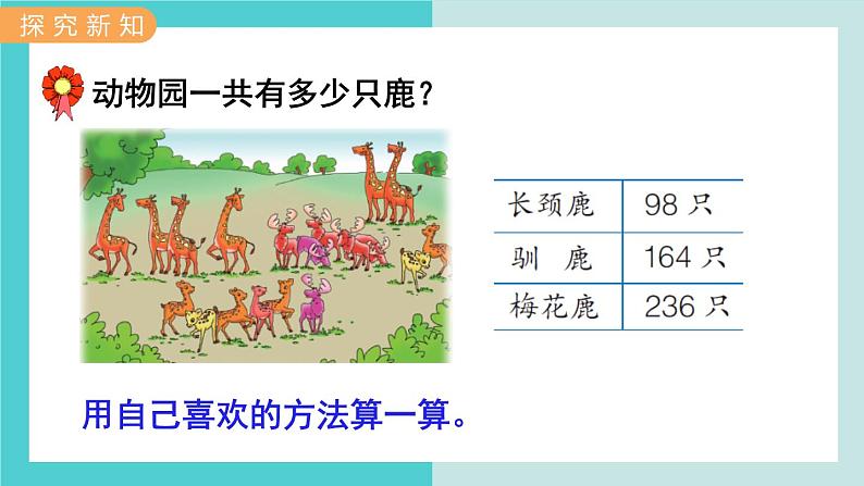 【冀教版】二下数学 六 《三位数加减三位数》第10课时 连 加 课件03