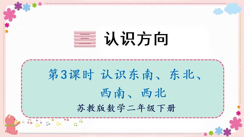 三、第3课时 认识东南、东北、西南、西北(教学课件)01
