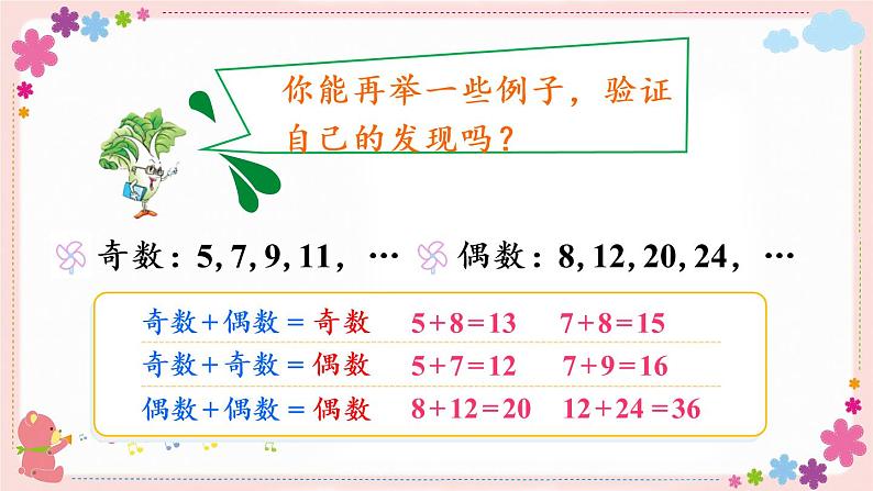 探索规律 和与积的奇偶性(教学课件)08