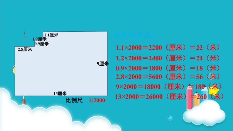 冀教版数学六年级下册 第4课时  生活小区（1） 课件05