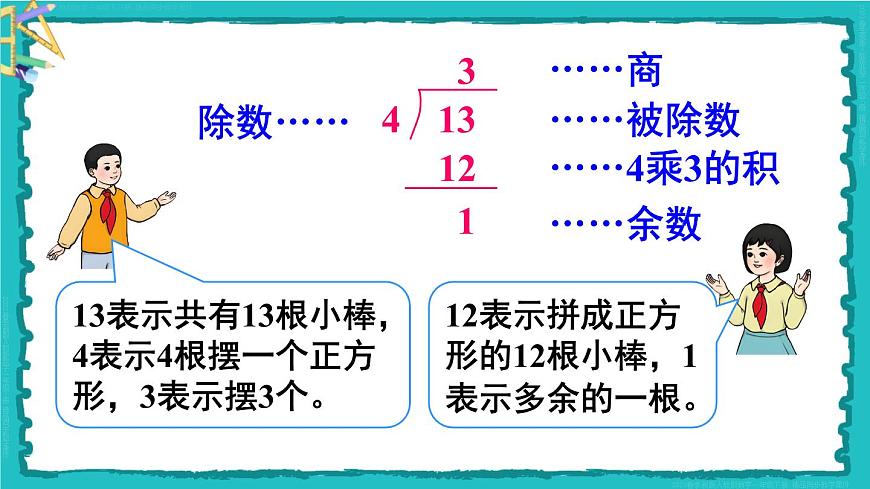 6 有余數(shù)的除法 第3課時(shí) 有余數(shù)除法的豎式計(jì)算(1)23春新版課件 人教版數(shù)學(xué)二年級下冊第4頁