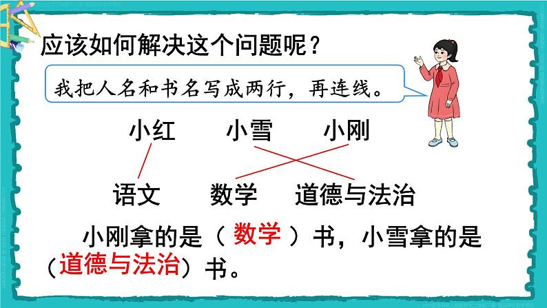 9 数学广角——推理 第1课时 推理(1)23春新版课件 人教版数学二年级下册04