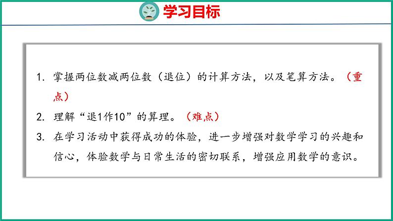 6.4 两位数减两位数(退位)(课件)苏教版数学一年级下册02