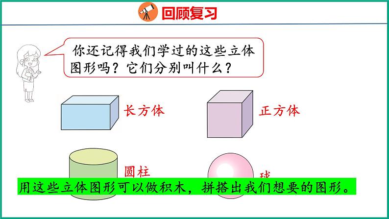 2 认识长方形、正方形、三角形和圆(课件)苏教版数学一年级下册第3页