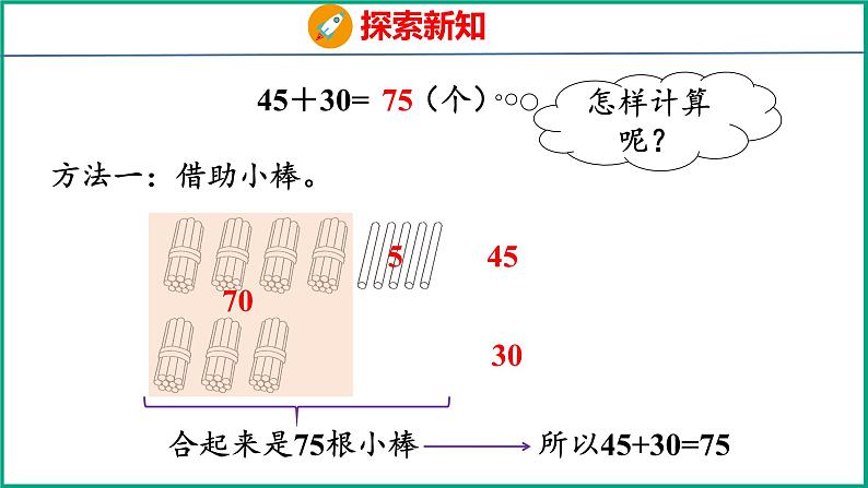 4.2 两位数加整十数、一位数(不进位)(课件)苏教版数学一年级下册第6页