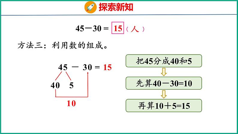 4.4 两位数减整十数、一位数(不退位)(课件)苏教版数学一年级下册08