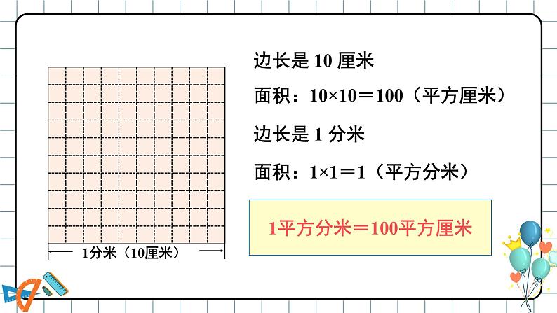 第5课时 面积单位间的进率 课件 23春人教数学三年级下册04