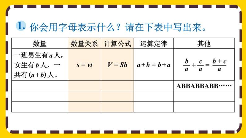 【最新教材插图】6.1.5 式与方程（课件PPT）05