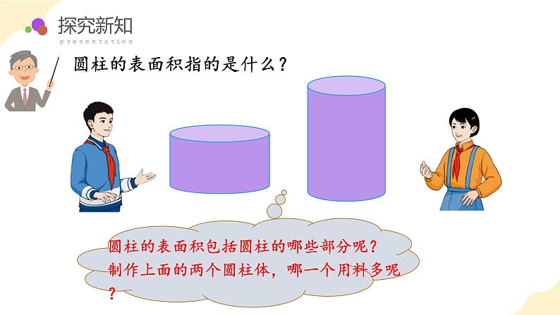 第三单元_第02课时_ 圆柱的表面积 例3 例4(教学课件)-六年级数学下册人教版第8页