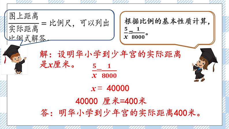 4.8 比例尺及其应用(2) 课件(送练习) 苏教版六下数学06