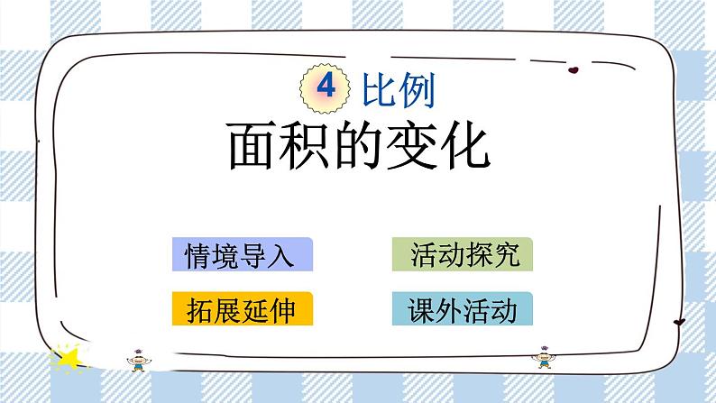 4.10 面积的变化(探究规律) 课件(送练习) 苏教版六下数学01