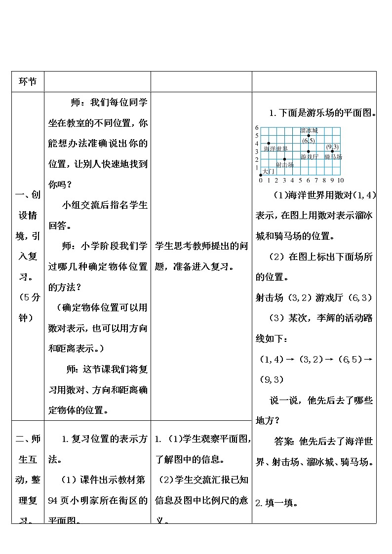 第六单元 2.图形与几何 第6课时 图形与位置 课件PPT+教案+导学案02