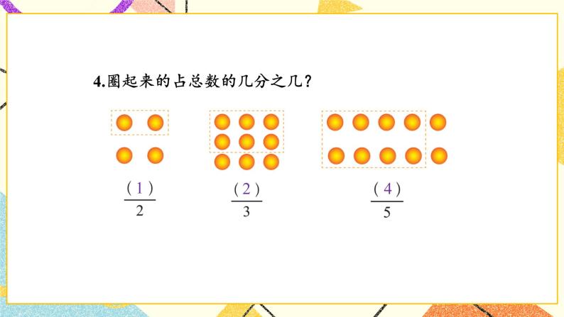 六 认识分数 分一分（二）（2） 第4课时 课件（送教案）05