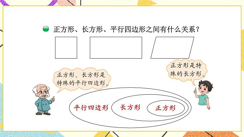 二 认识三角形和四边形 四边形分类 第6课时 课件(送教案)05