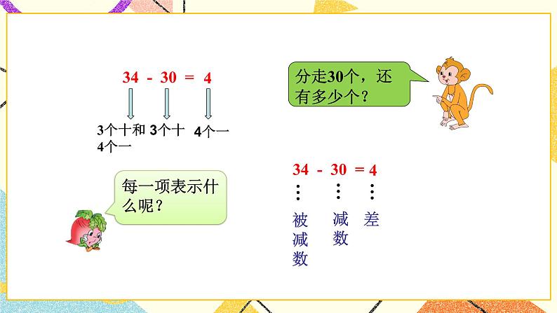 3 认识100以内的数 第3课时 整十数加一位数及相应的减法 课件2+教案208