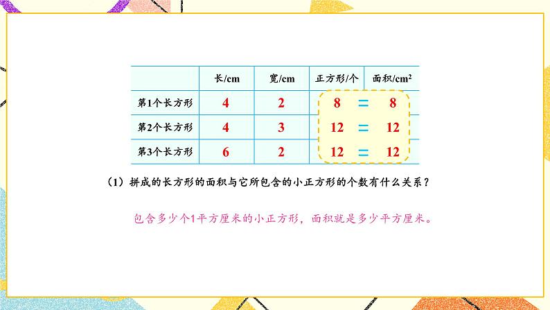 6 长方形和正方形的面积 第3课时 面积的计算(1)课件+素材06
