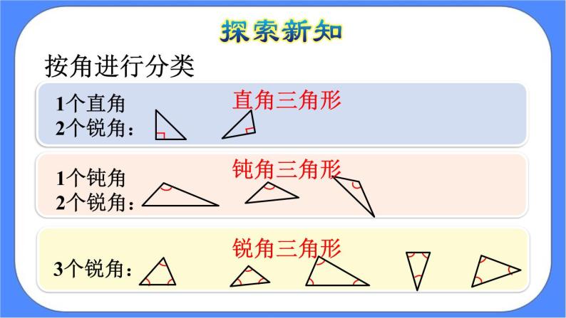 5.3《 三角形的分类 》课件PPT 人教版四下数学07