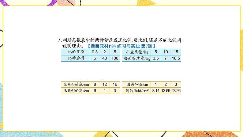 第14课时 正比例和反比例(2)课件第3页